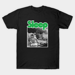 Sleep band vitnage mussic T-Shirt